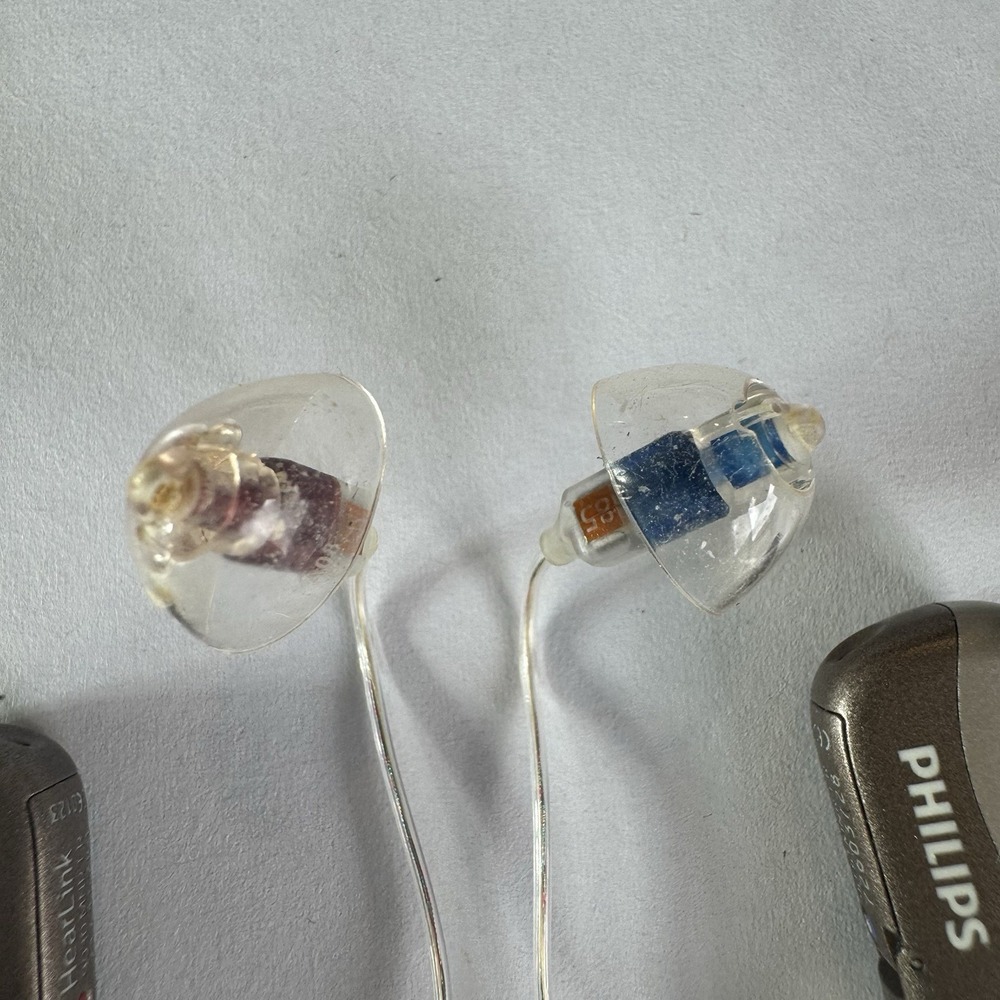 PHILIPS HEARLINK  9030 MNR T-R DIGITAL HEARING AIDS - Apple Android Compatible - Picture 7 of 16